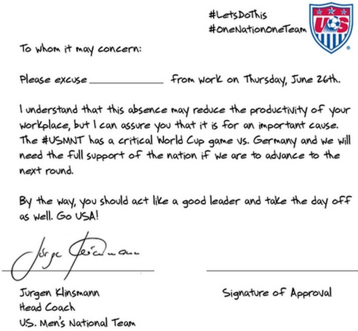 Creativitate de Hollywood » Cum vor americanii să scape de muncă şi să vadă meciul naţionalei cu Germania :D