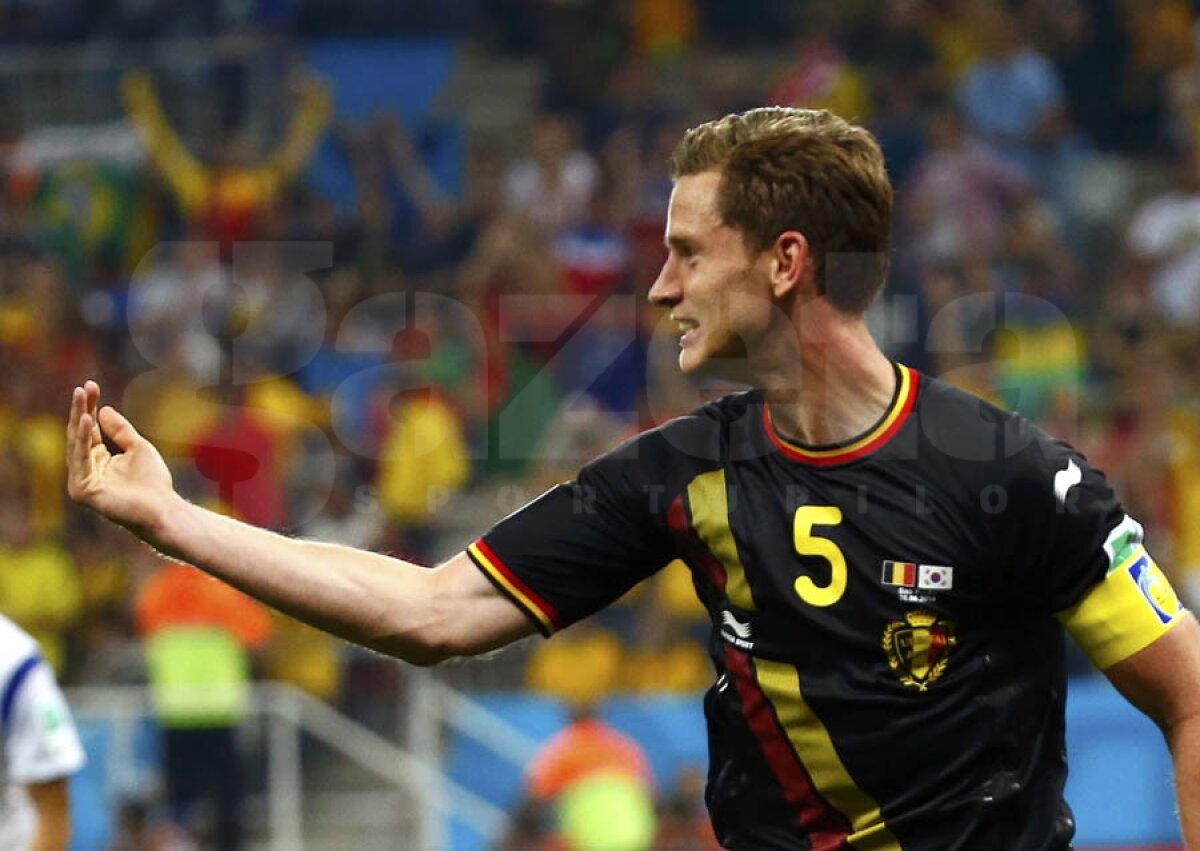 VIDEO+FOTO Vertonghen la maxim » Belgia a cîştigat şi ultimul meci din grupa H: 1-0 cu Coreea de Sud