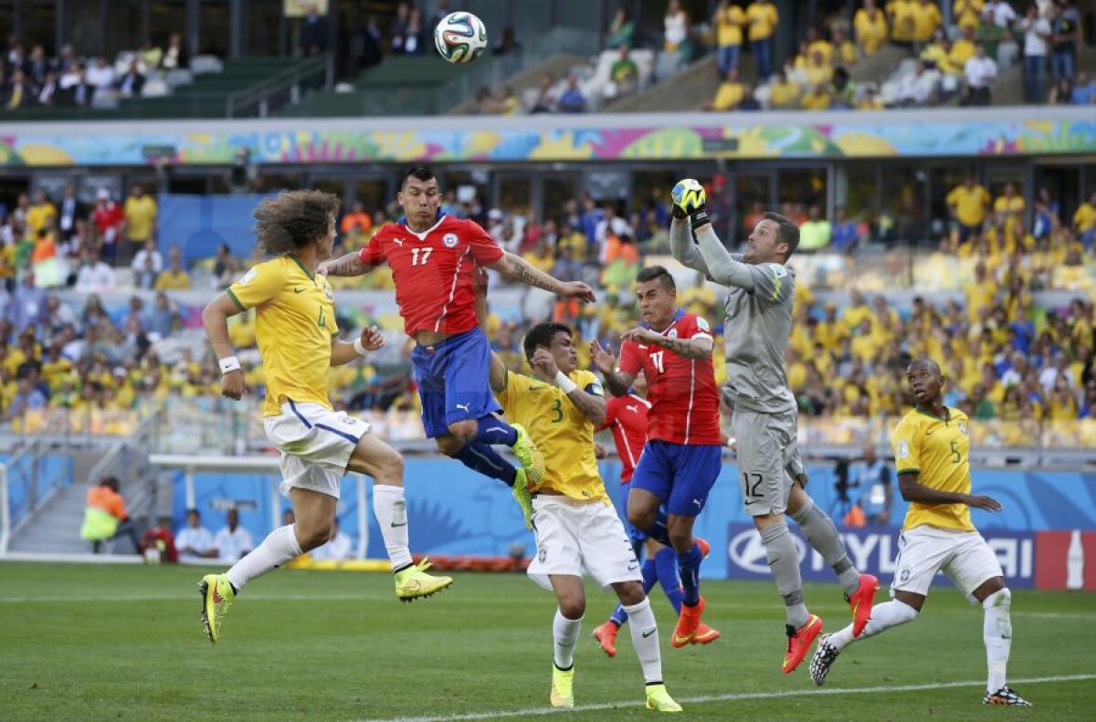 FOTO şi VIDEO Calificare thriller » Brazilia ajunge în "sferturi" după 3-2 la penalty-uri cu Chile