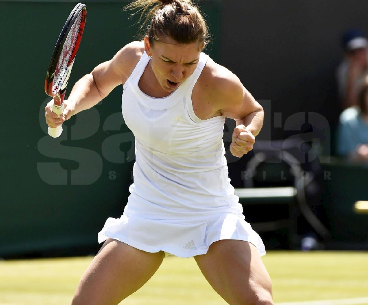 FĂRĂ MILĂ! Simona Halep şi-a demolat adversara şi s-a calificat în sferturi la Wimbledon! Felicit-o aici!