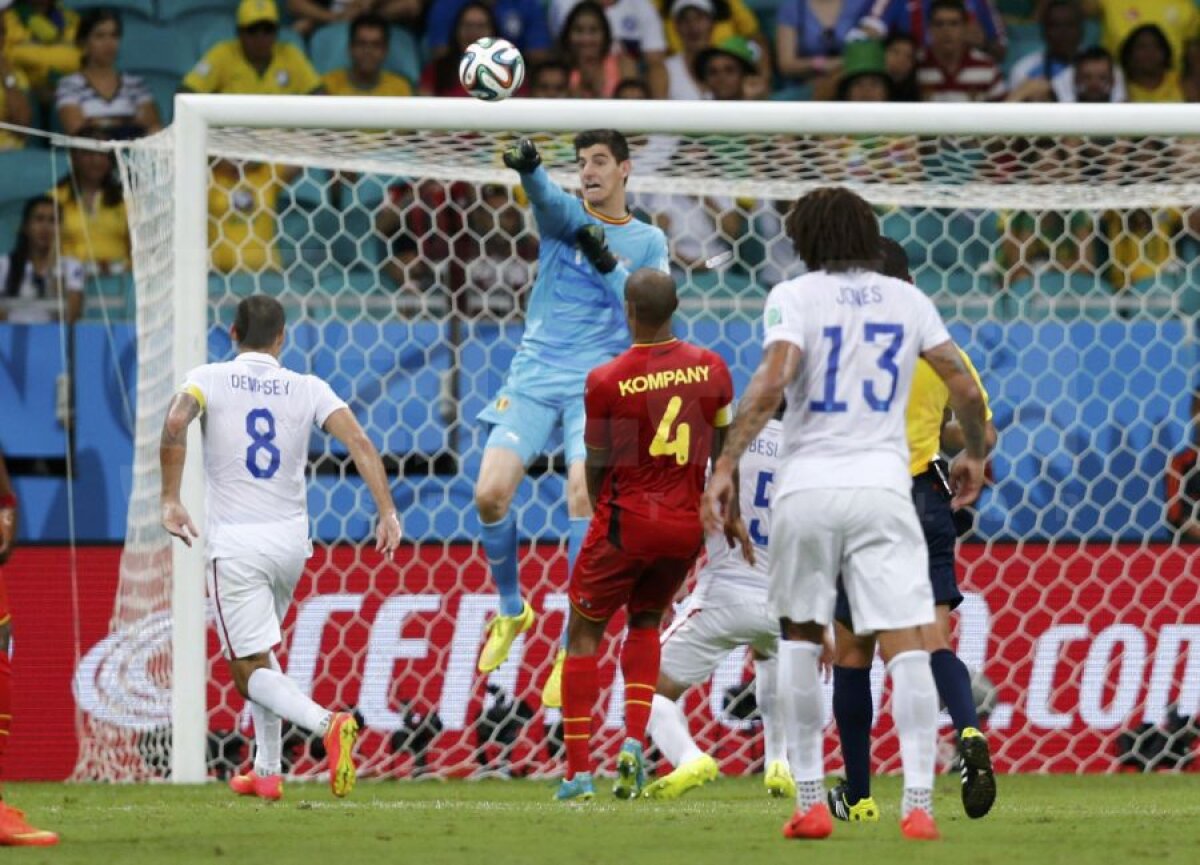 VIDEO şi FOTO Lukaku, arma secretă din prelungiri » Belgia a eliminat SUA, scor 2-1 şi va întîlni Argentina în "sferturi"