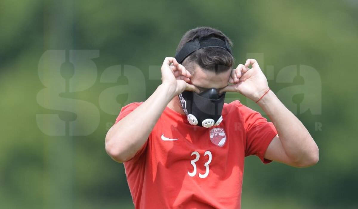 FOTO Chinul lui Hannibal Filip » Cum a apărut fundaşul la antrenament