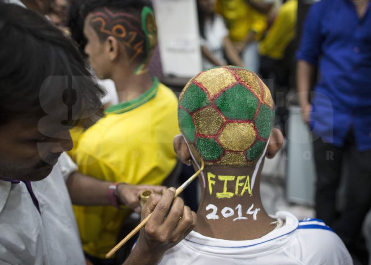 FOTO Fără limite » Fanii şi jucătorii prezenţi la Mondial au uimit cu tunsorile nebune