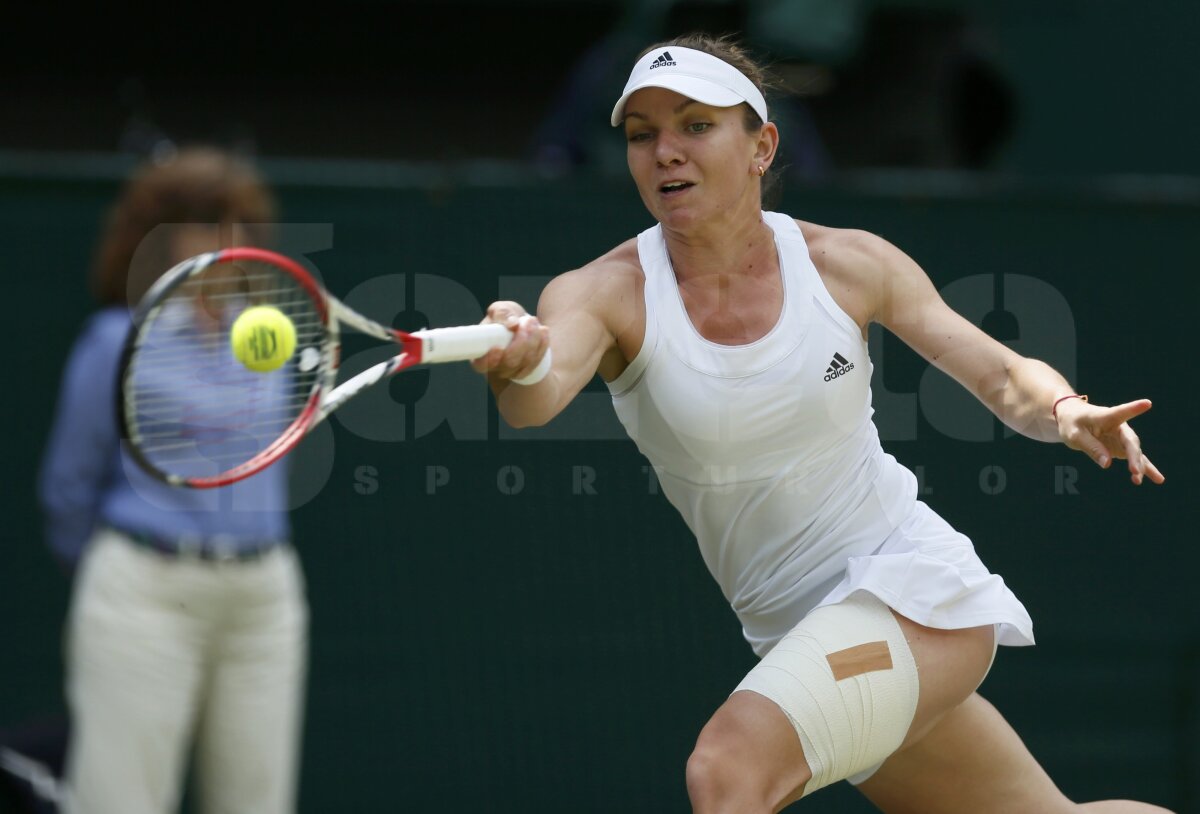 Momentul cel mai dificil » Traseul Simonei Halep pînă în semifinale la Wimbledon: Lesia Ţurenko i-a pus cele mai mari probleme