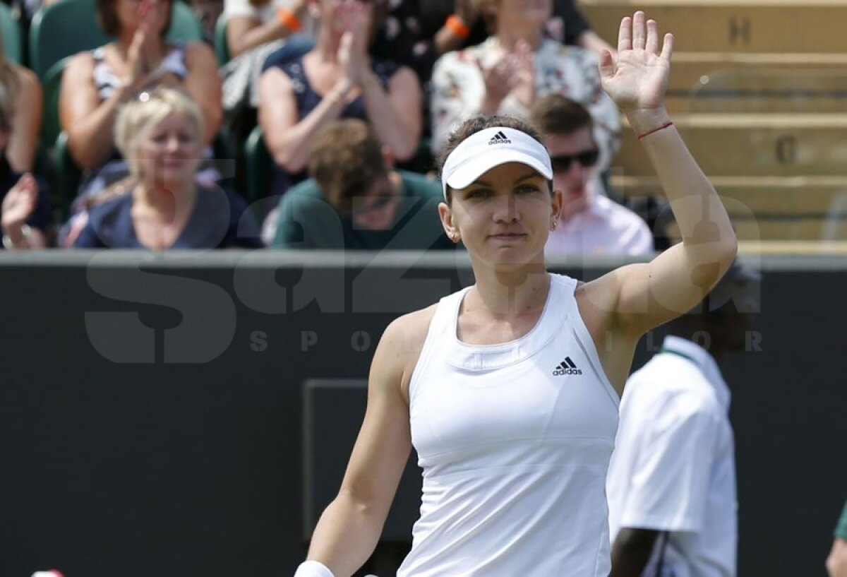 Momentul cel mai dificil » Traseul Simonei Halep pînă în semifinale la Wimbledon: Lesia Ţurenko i-a pus cele mai mari probleme