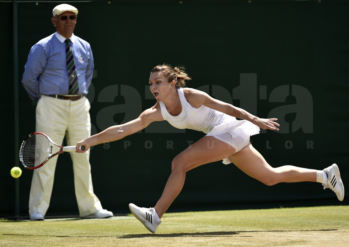 Momentul cel mai dificil » Traseul Simonei Halep pînă în semifinale la Wimbledon: Lesia Ţurenko i-a pus cele mai mari probleme