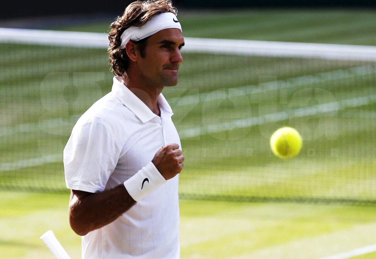 Wimbledon e acasă! » Roger Federer s-a calificat în prima finală de Mare Şlem din ultimii doi ani!