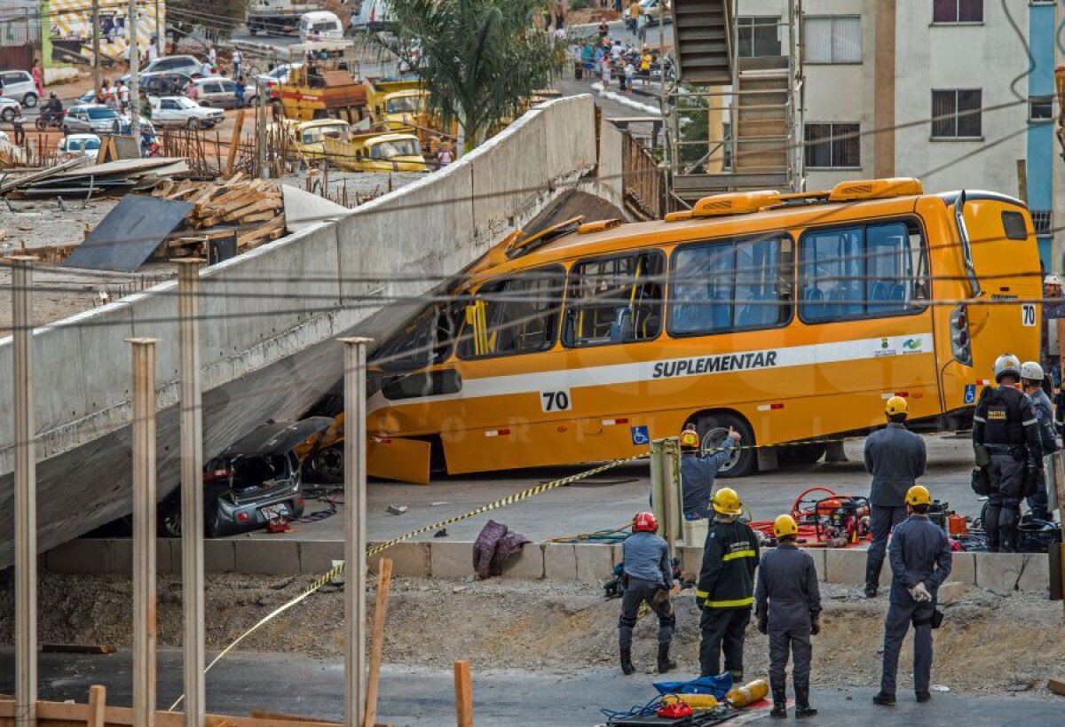 Belo Horrorizonte » Doi morţi şi 22 răniţi, dintre care 8 în stare gravă, după prăbuşirea unui viaduct