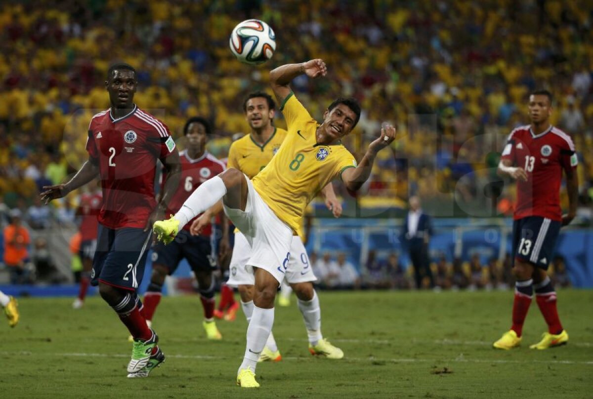 VIDEO şi FOTO Fundaşii centrali aduc fericirea » Brazilia - Columbia 2-1 şi gazdele Mondialului vor juca semifinala cu Germania