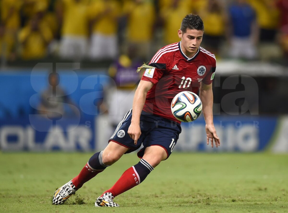 VIDEO+FOTO Imaginea care îţi dă fiori! » O insectă uriaşă s-a aşezat pe braţul lui James Rodriguez! :O