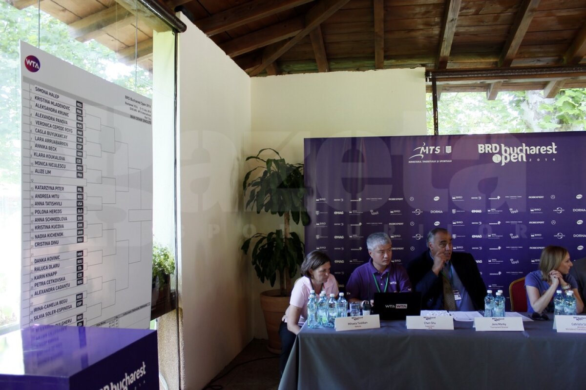 GALERIE FOTO Simona Halep şi-a aflat adversarul de la Bucureşti » Intră în concurs miercuri la BRD Open