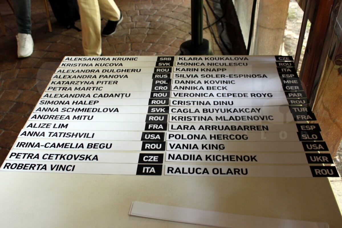 GALERIE FOTO Simona Halep şi-a aflat adversarul de la Bucureşti » Intră în concurs miercuri la BRD Open