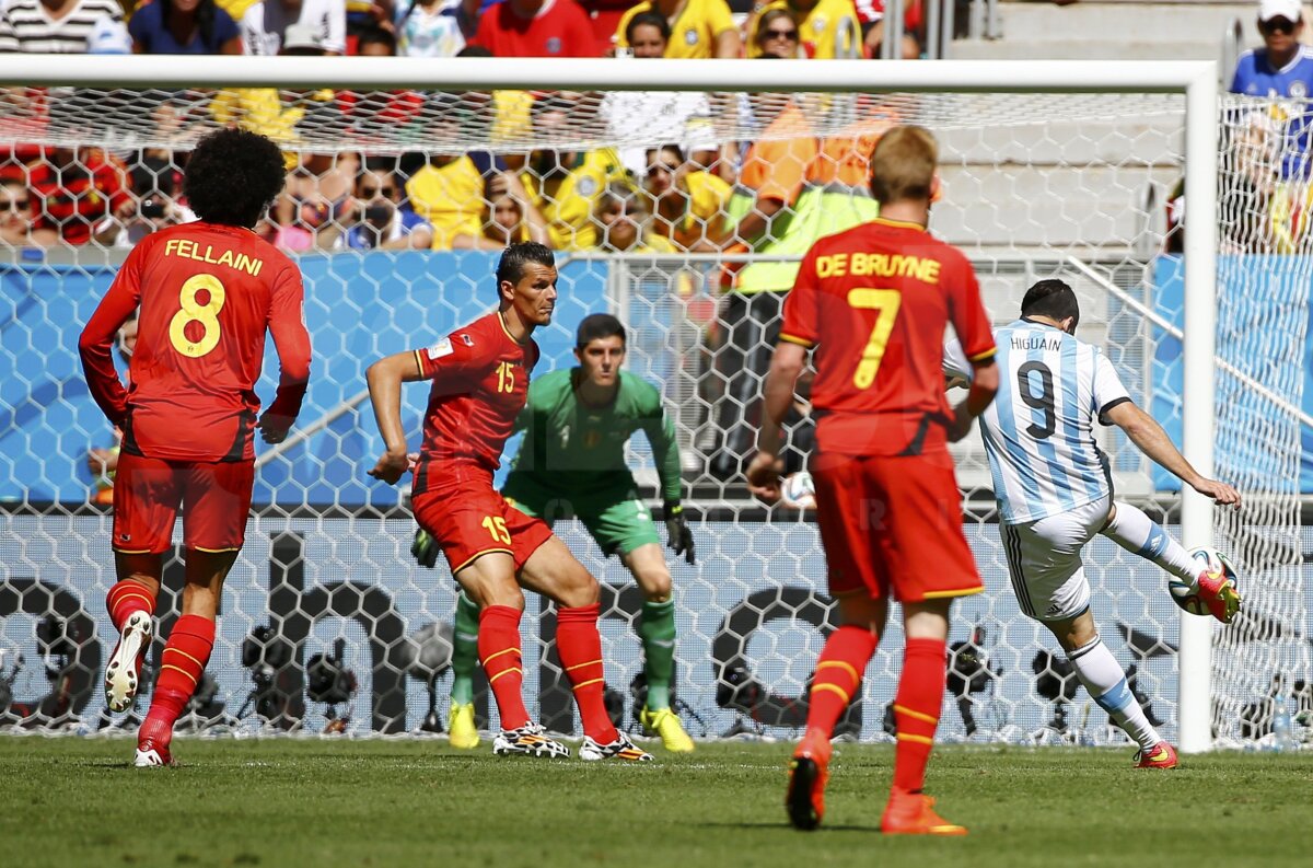 VIDEO şi FOTO Argentina - Belgia 1-0 » Lionel Messi nu a mai strălucit, însă Gonzalo Higuain i-a salvat pe argentinieni