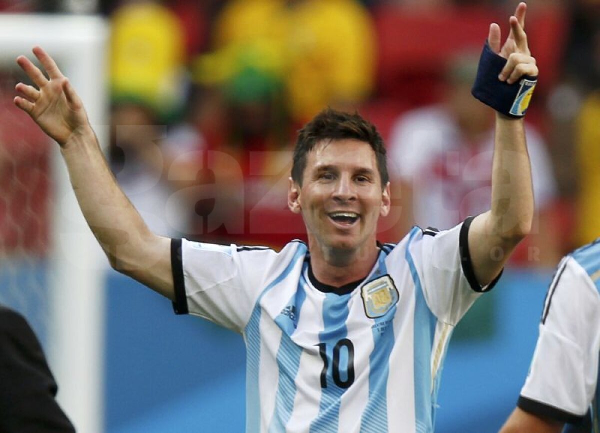 FOTO Imagini de neratat! :D Cum au reacţionat copiii care au însoţit echipele pe gazon la întîlnirea cu Lionel Messi