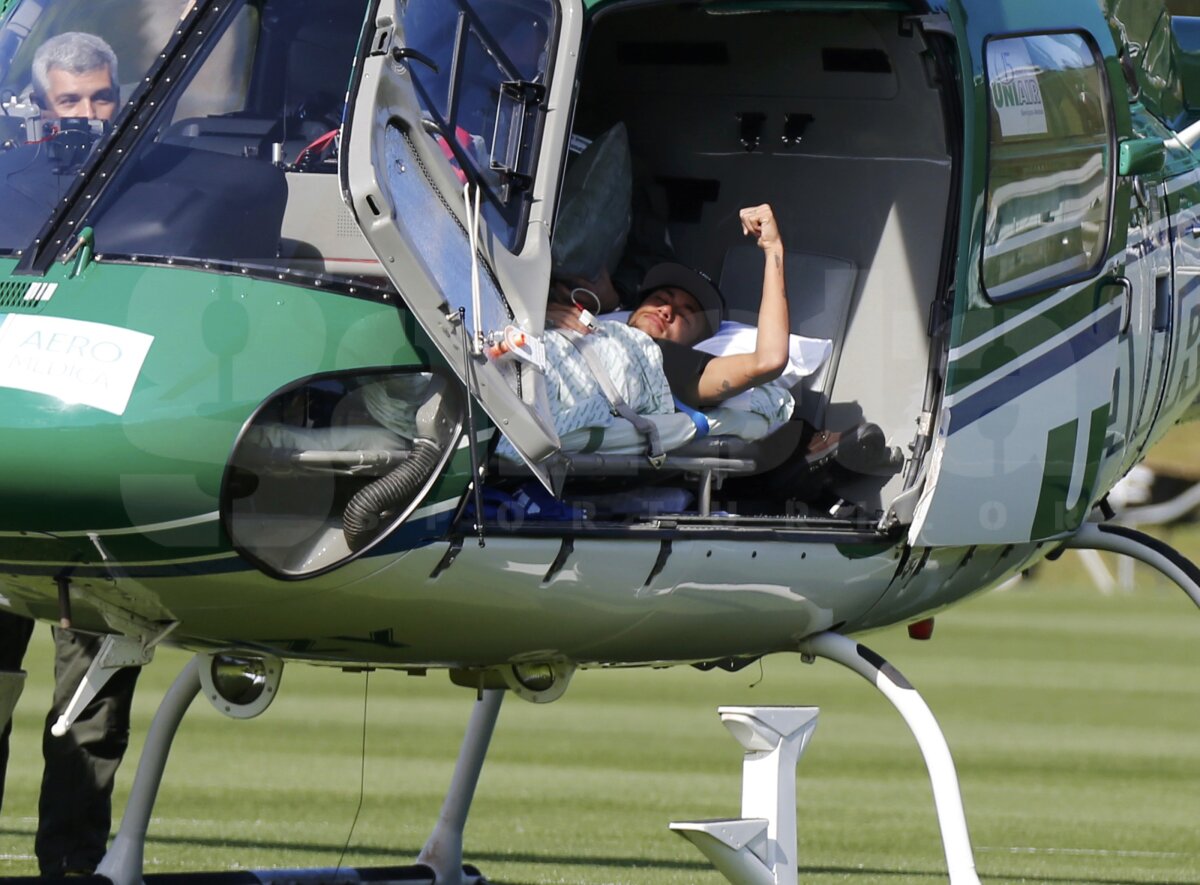FOTO şi VIDEO Veste excelentă pentru Neymar de la medicul care se ocupă de starea lui » Prima reacţie a brazilianului
