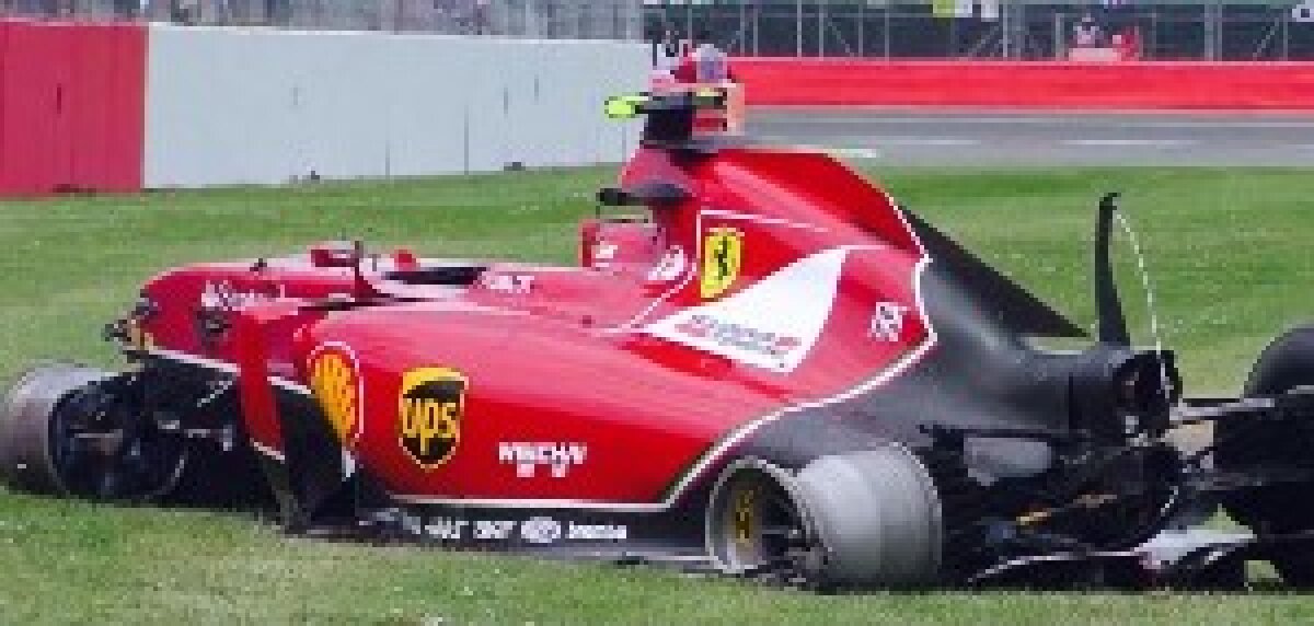 VIDEO şi FOTO Accident teribil în Formula 1 » Kimi Raikkonen şi-a făcut maşina praf!