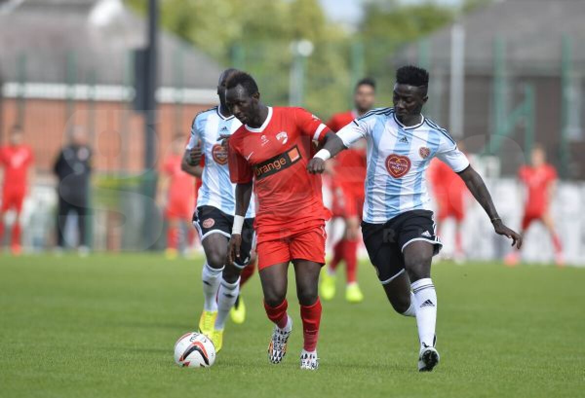 Prima înfrîngere pentru dinamovişti în amicale! Proaspăt retrogradată în al doilea eşalon scoţian, Hearts s-a impus, 2-1