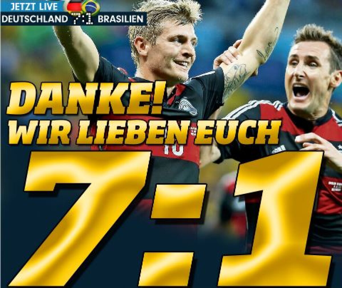 FOTO Dezastrul Braziliei a făcut înconjurul lumii! Principalele publicaţii au măturat pe jos cu "Selecao"