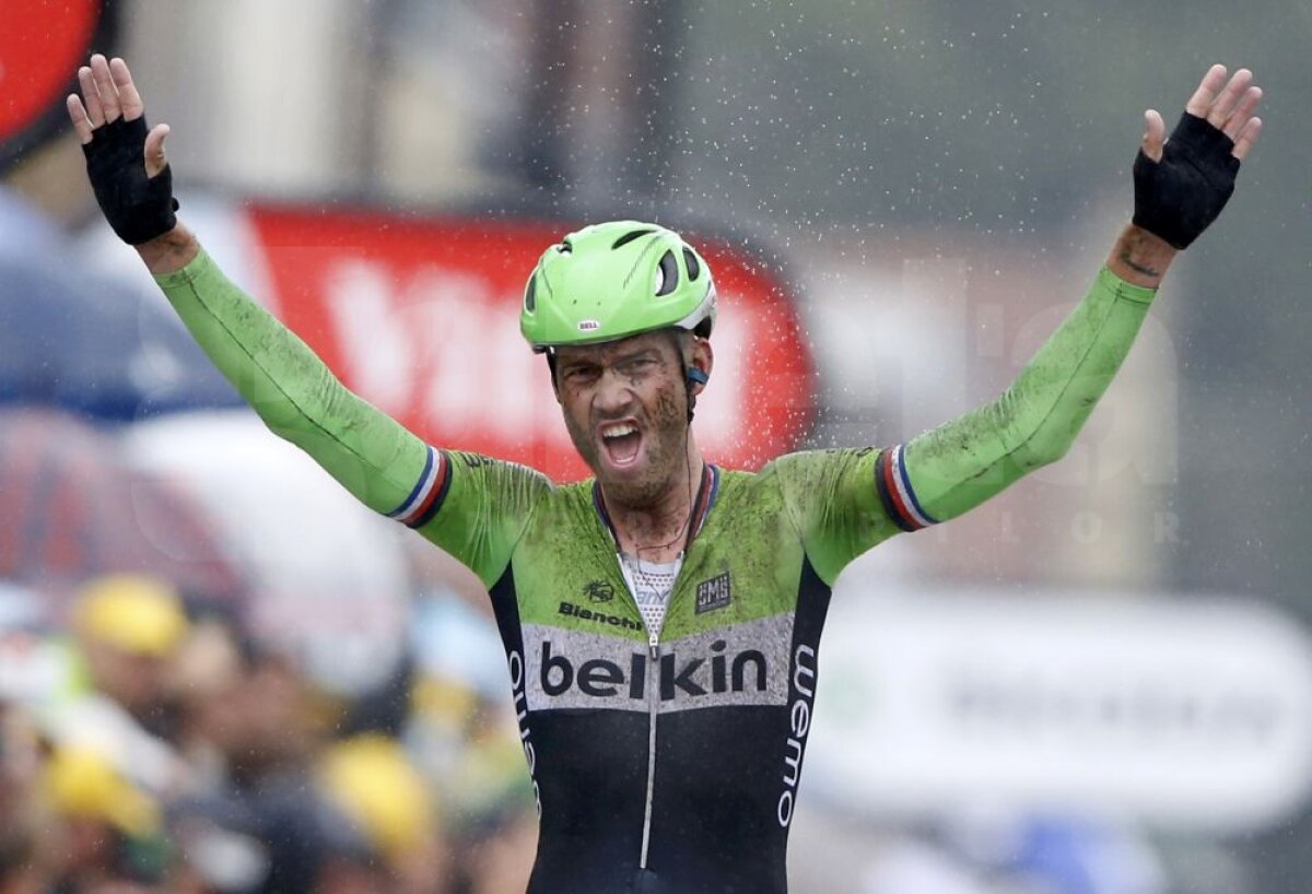 Divizia Astana bubuie Turul Franţei » Lars Boom a cîştigat o etapă minunată, în care Vincenzo Nibali a înviat spiritul lui Fausto Coppi