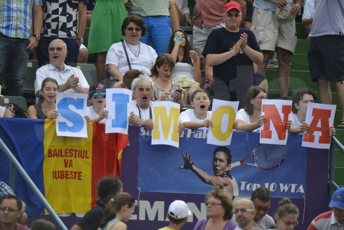FOTO Simona Halep s-a distrat cu De Vroome în primul tur la BRD Bucharest Open, scor 6-0, 6-4. Se ştie adversara din turul doi