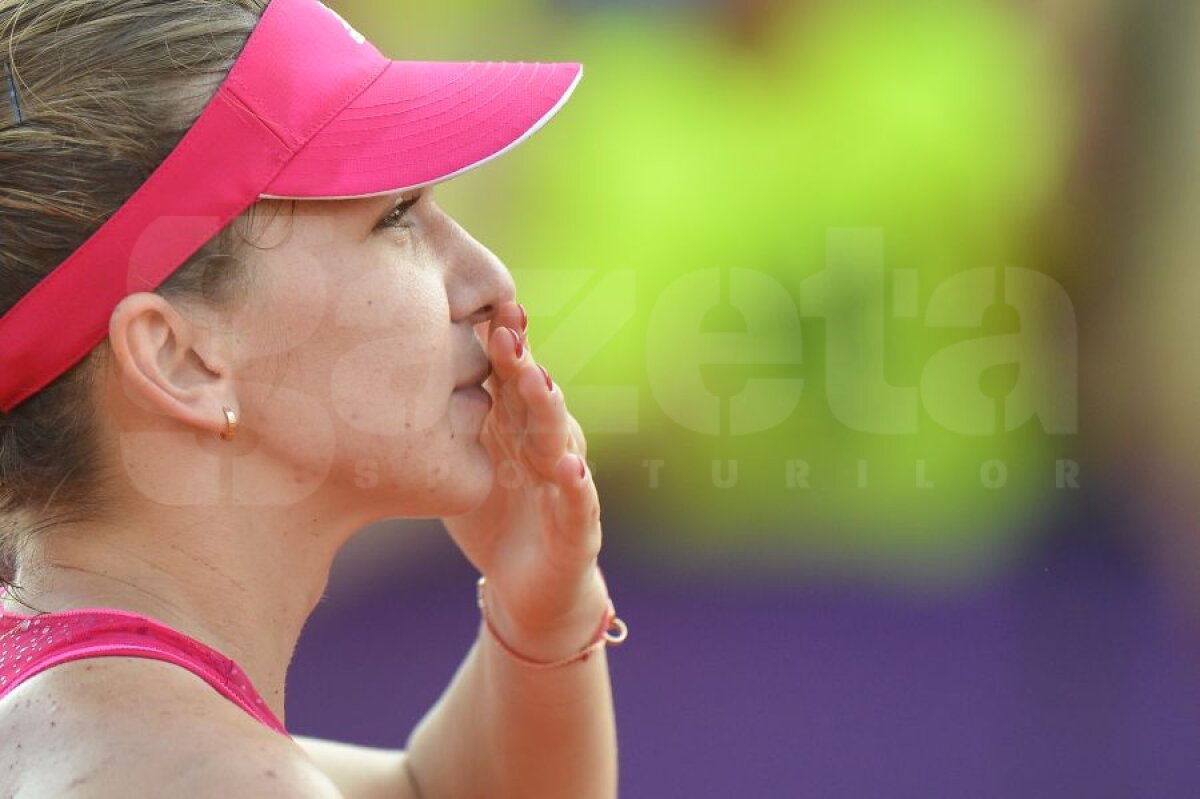 FOTO Simona Halep s-a distrat cu De Vroome în primul tur la BRD Bucharest Open, scor 6-0, 6-4. Se ştie adversara din turul doi