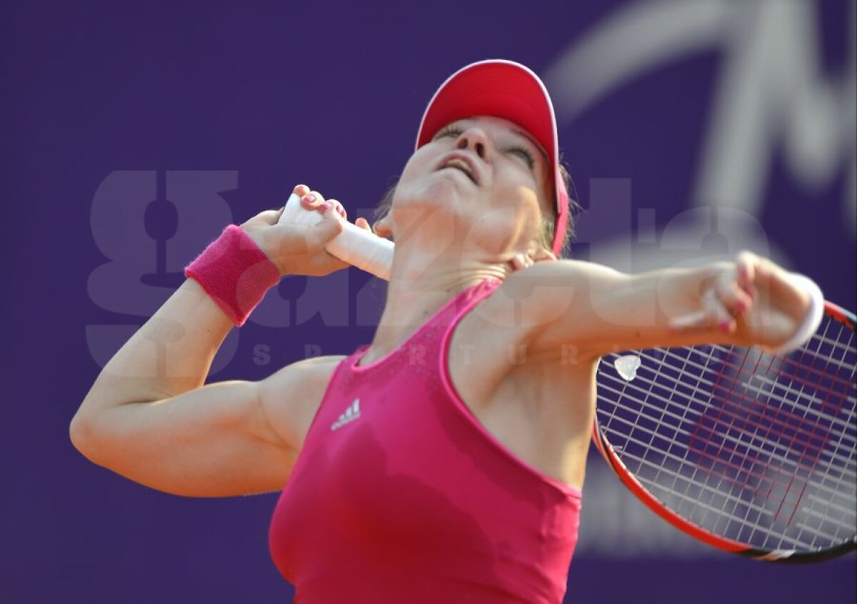 FOTO Simona Halep s-a distrat cu De Vroome în primul tur la BRD Bucharest Open, scor 6-0, 6-4. Se ştie adversara din turul doi