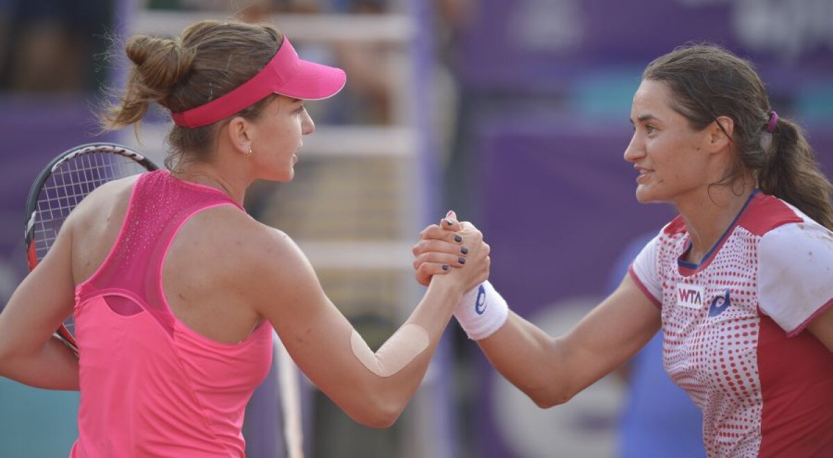 FOTO A chinuit-o un pic » Simona Halep a avut nevoie de 3 seturi pentru a o învinge pe Monica Niculescu! Mîine, finala cu Roberta Vinci