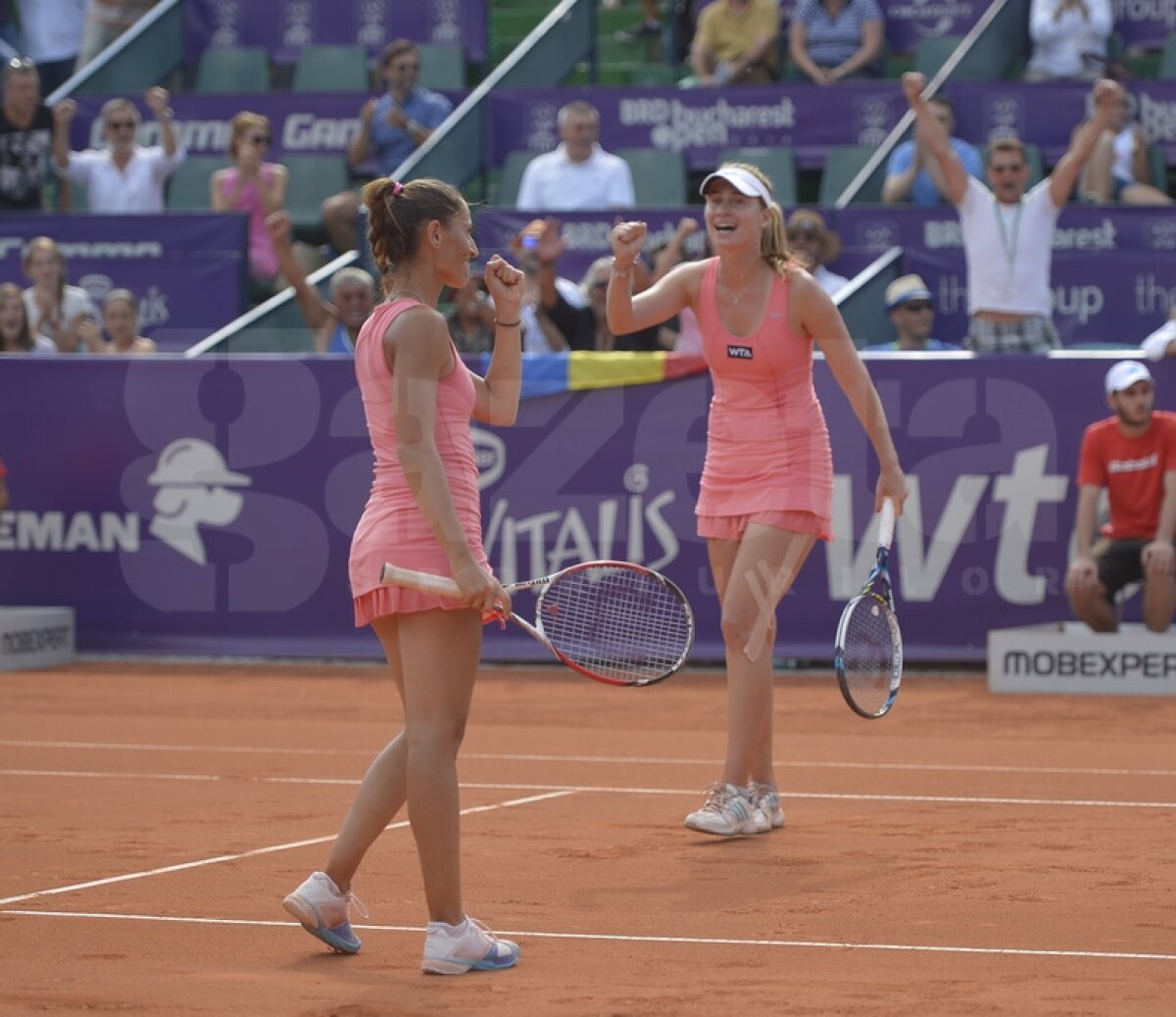 GALERIE FOTO Perechea Alexandra Cadanţu şi Elena Bogdan a cîştigat la BRD Bucharest Open