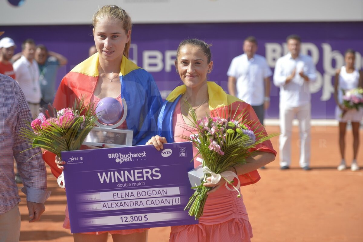 GALERIE FOTO Perechea Alexandra Cadanţu şi Elena Bogdan a cîştigat la BRD Bucharest Open