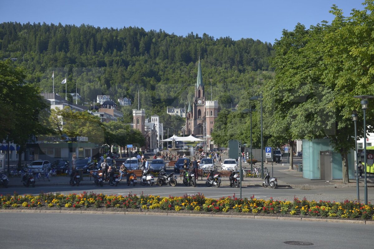FOTO Experimentează pe Steaua » Cum arată Drammen, oraşul în care Steaua va porni într-o nouă aventură europeană