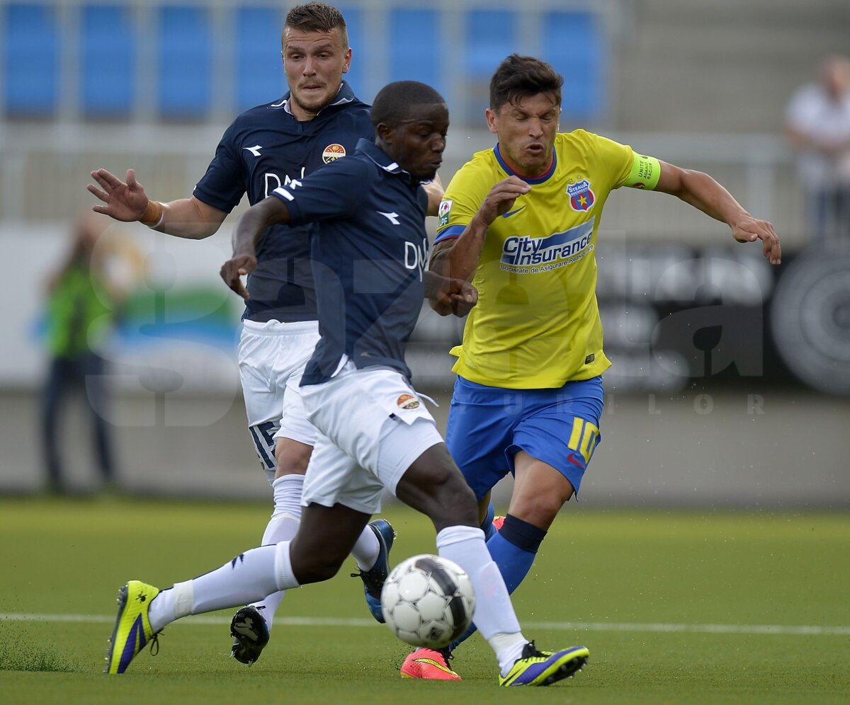 FOTO Gabi Iancu, din nou decisiv pentru Steaua în Liga Campionilor » Roş-albaştrii au cîştigat turul cu Stromsgodset, 1-0