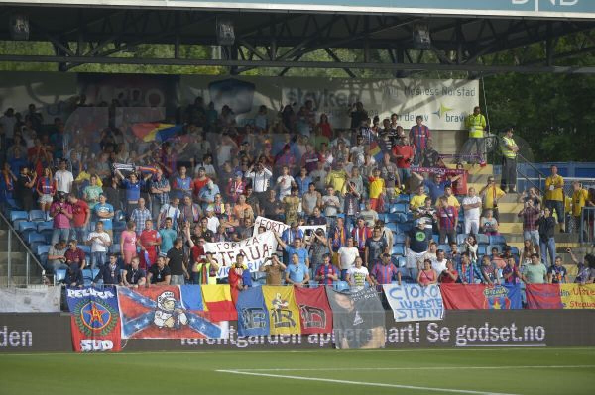 FOTO Gabi Iancu, din nou decisiv pentru Steaua în Liga Campionilor » Roş-albaştrii au cîştigat turul cu Stromsgodset, 1-0