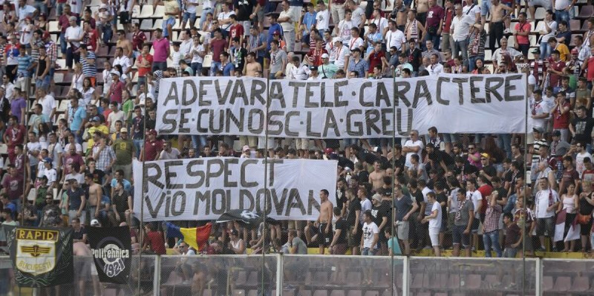 Mesaje de mulţumire pentru fostul antrenor » Viorel Moldovan nu a fost uitat de suporterii rapidişti
