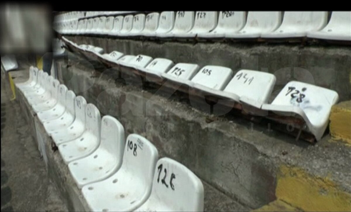 GALERIE FOTO Giuleştiul, ÎNCHIS! » "Meciul cu Steaua nu se va juca niciodată pe un stadion nesigur, fără scaune şi din care pot zbura sute de pietre!"