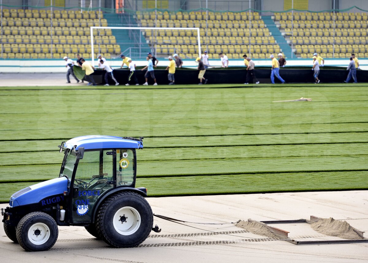 FOTO Premieră în Liga 1! » Primul stadion din România cu teren sintetic: la Chiajna se va juca precum în Norvegia sau Finlanda