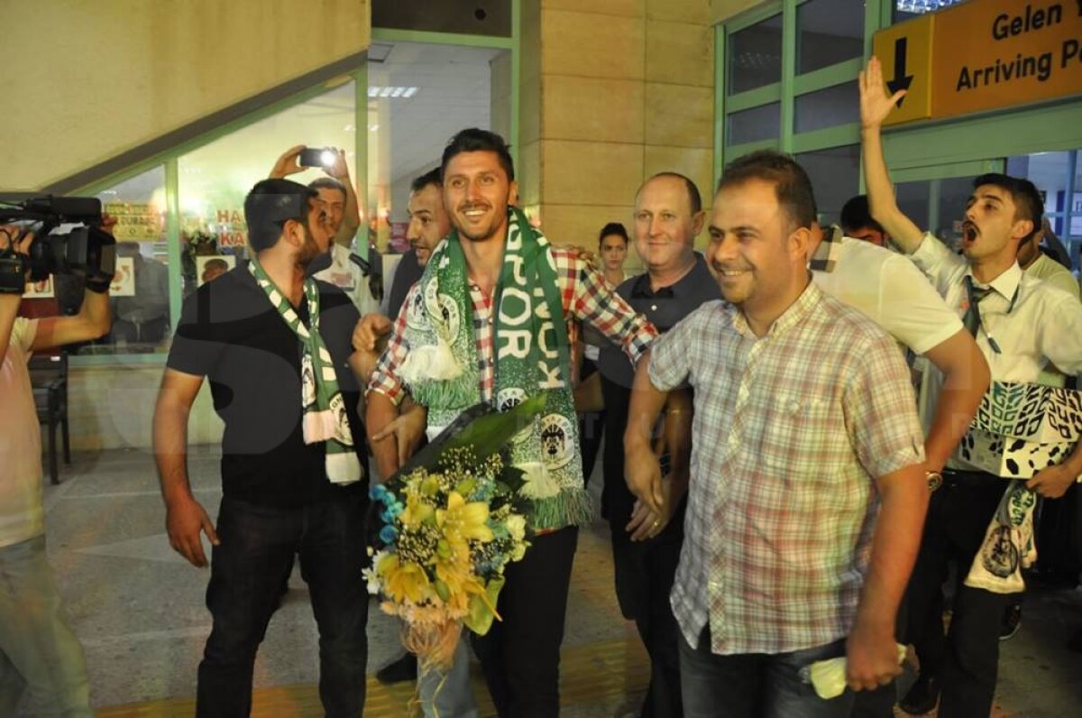 Konya King » Ciprian Marica a ajuns la Konyaspor şi a fost asaltat de fani » Cine l-a ajutat să ajungă în Turcia
