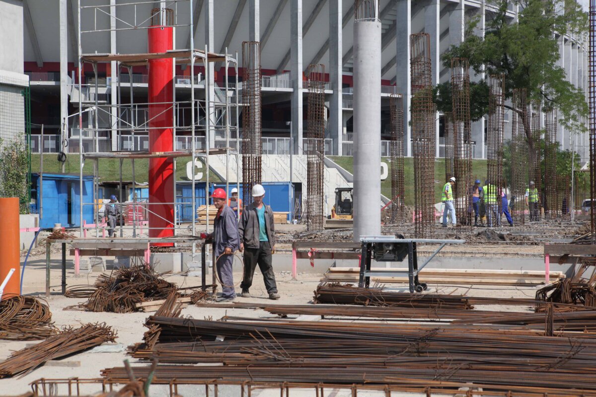 GALERIE FOTO Au început lucrările la terenurile de tenis din aproprierea Arenei Naţionale