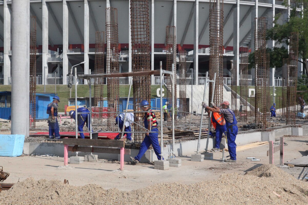 GALERIE FOTO Au început lucrările la terenurile de tenis din aproprierea Arenei Naţionale