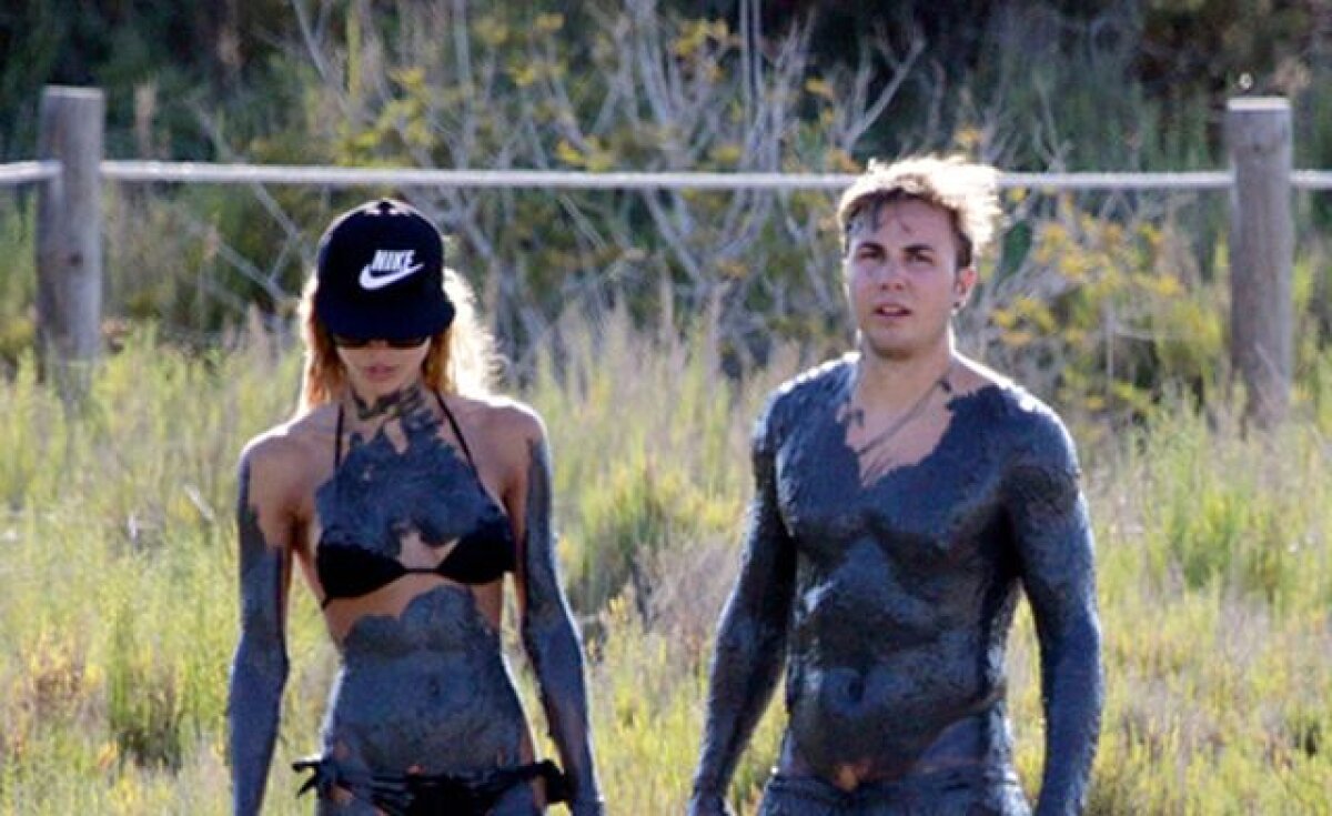 FOTO Mario Gotze şi iubita lui s-au distrat ca la Techirghiol :D