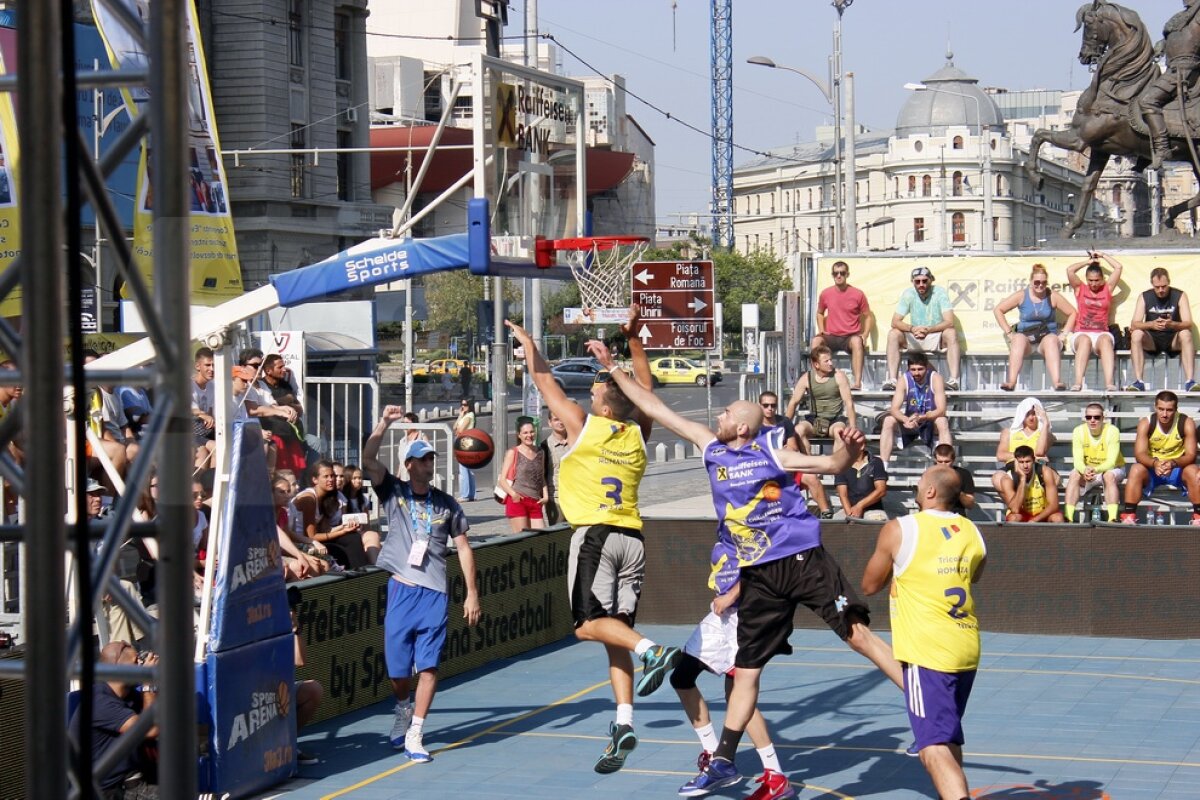 GALERIE FOTO Românii au făcut spectacol în prima zi la Bucharest Challenger din Piaţa Universităţii!