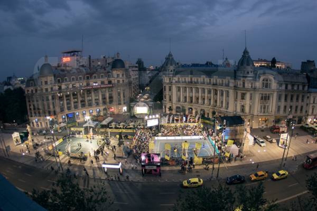 GALERIE FOTO Spaniolii din Malaga au cîştigat ce-a de-a treia ediţie a turneului internaţional de baschet 3x3 Bucharest Challenger!