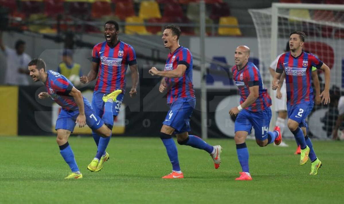 FOTO şi VIDEO » Steaua a învins Aktobe cu 2-1 şi îşi aşteaptă adversara din play-off-ul Ligii Campionilor