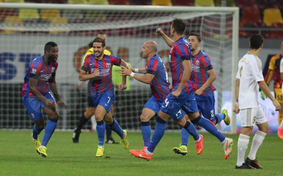 FOTO şi VIDEO » Steaua a învins Aktobe cu 2-1 şi îşi aşteaptă adversara din play-off-ul Ligii Campionilor