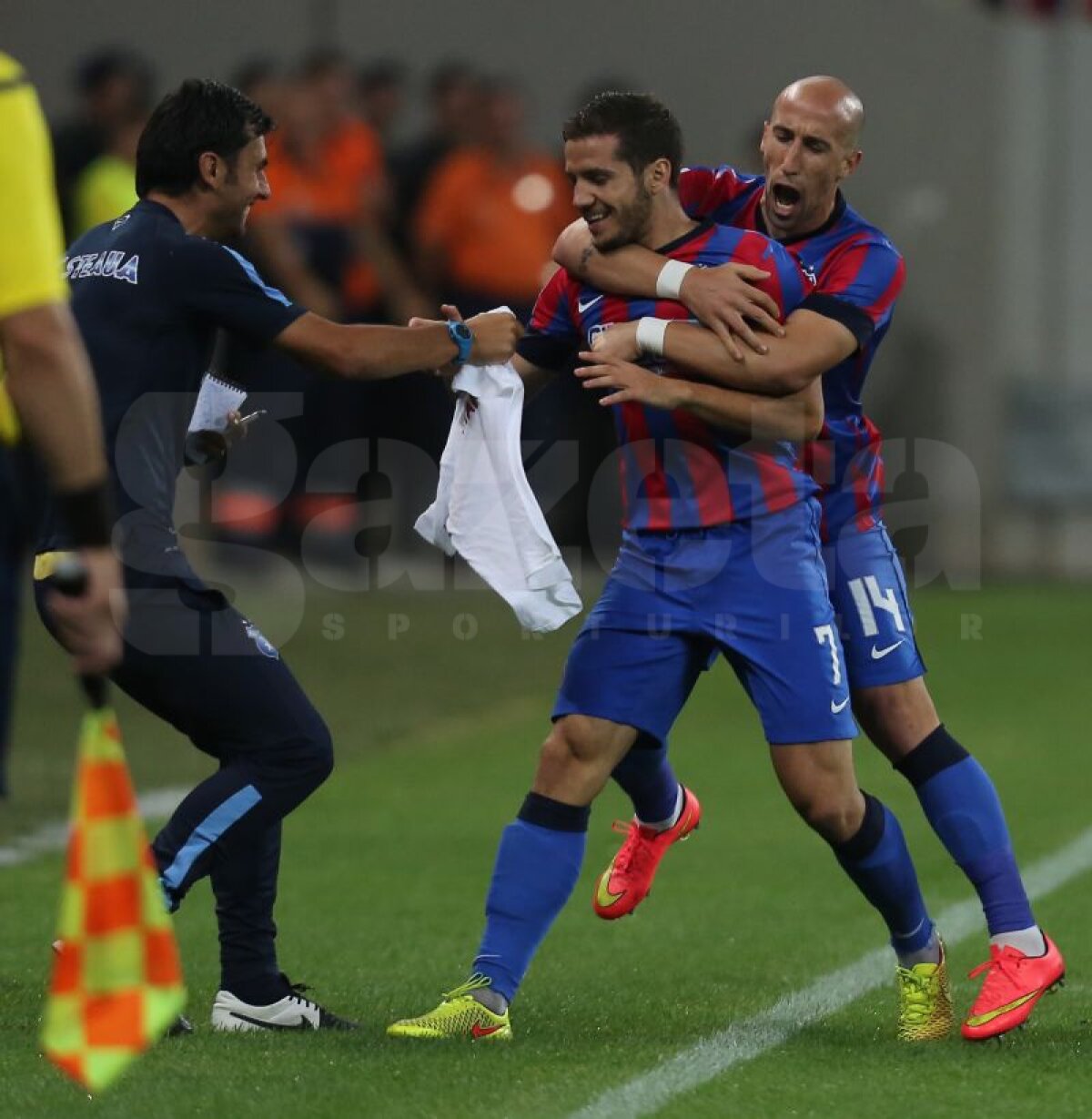 FOTO şi VIDEO » Steaua a învins Aktobe cu 2-1 şi îşi aşteaptă adversara din play-off-ul Ligii Campionilor