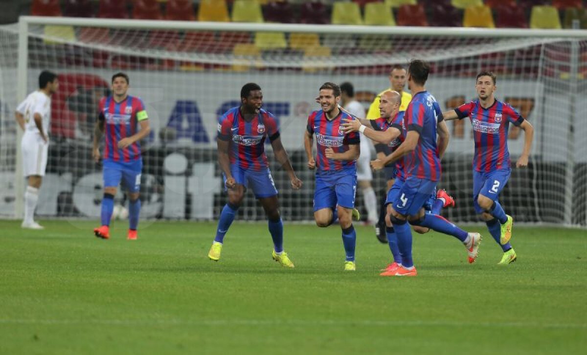 FOTO şi VIDEO » Steaua a învins Aktobe cu 2-1 şi îşi aşteaptă adversara din play-off-ul Ligii Campionilor