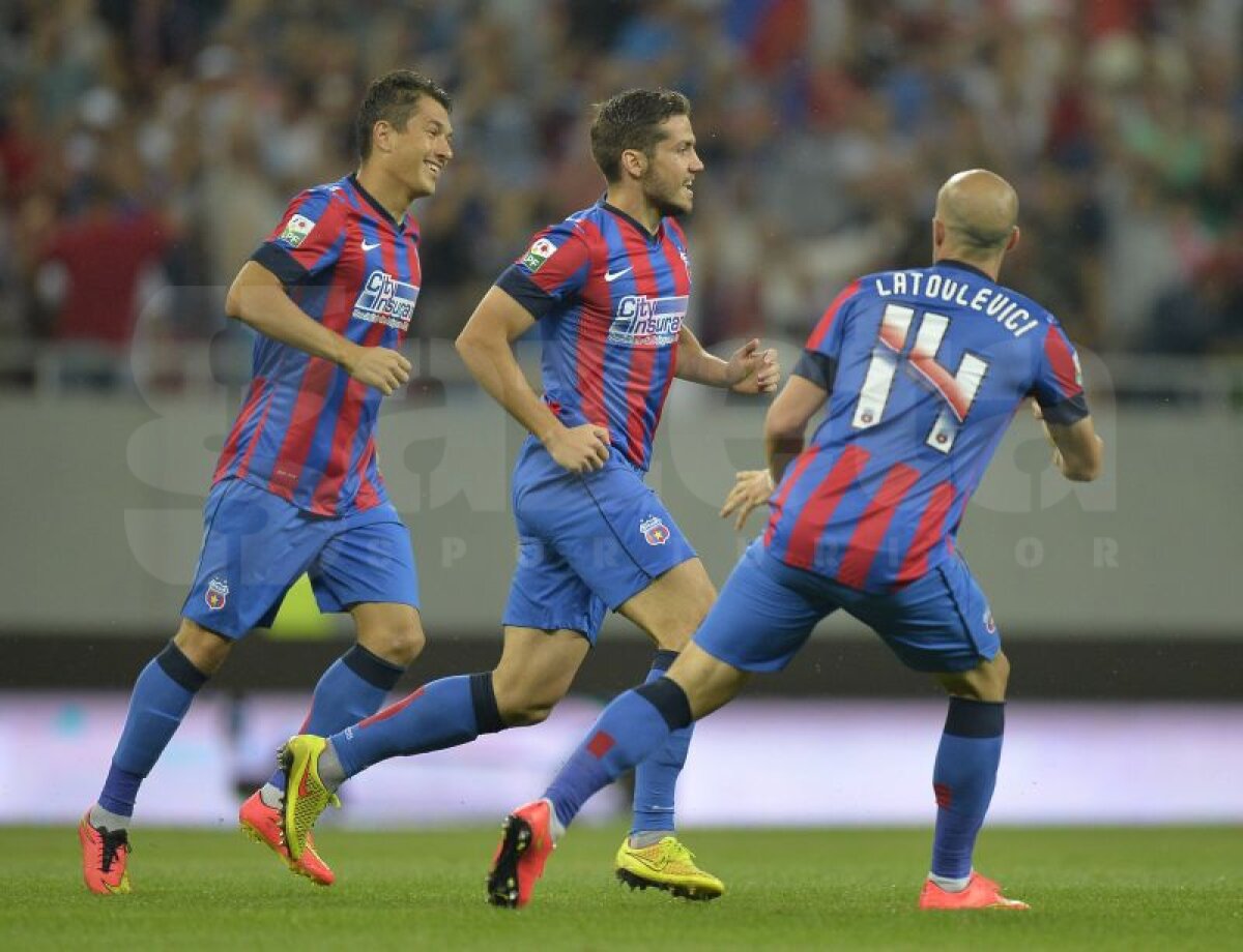 FOTO şi VIDEO » Steaua a învins Aktobe cu 2-1 şi îşi aşteaptă adversara din play-off-ul Ligii Campionilor