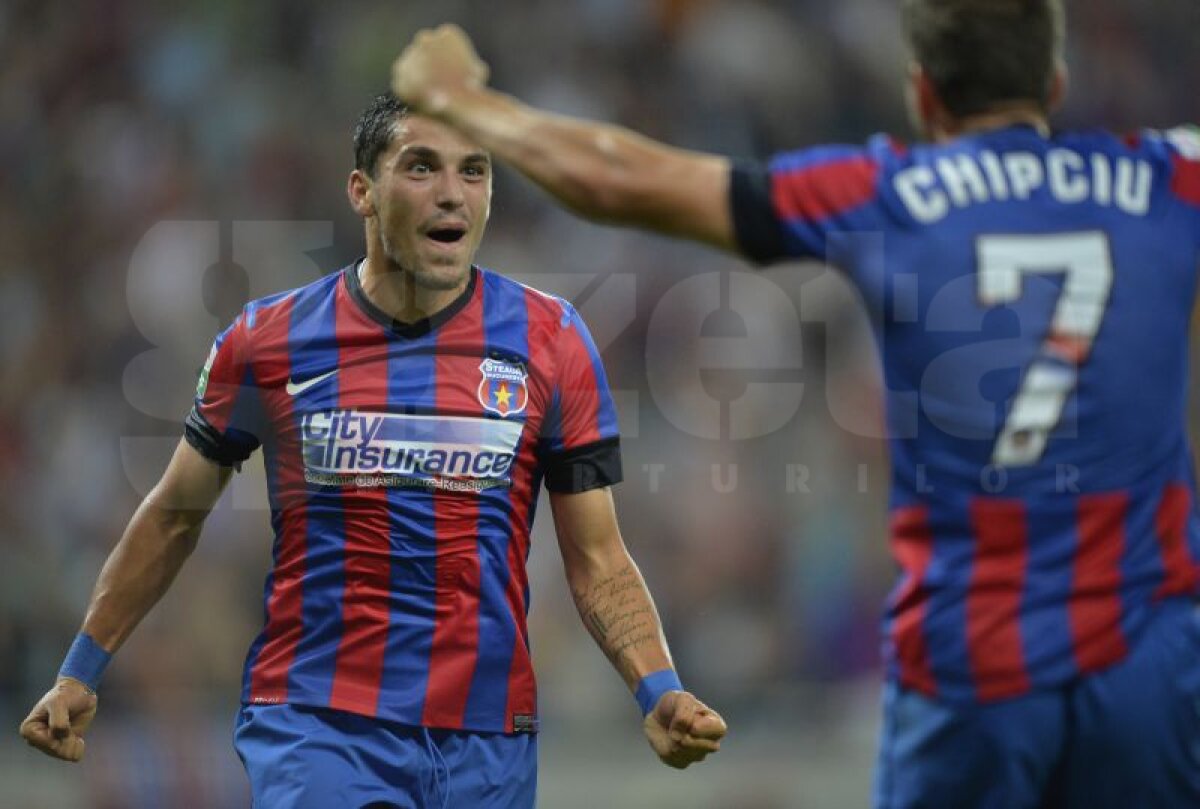 FOTO şi VIDEO » Steaua a învins Aktobe cu 2-1 şi îşi aşteaptă adversara din play-off-ul Ligii Campionilor