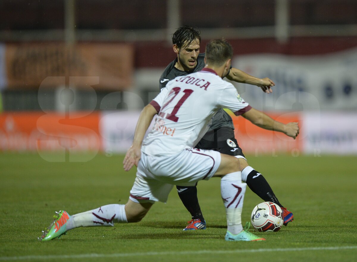 VIDEO + FOTO Rapid - Gaz Metan 1-1 » Mircea Bornescu îi îngroapă pe giuleşteni în prelungiri!