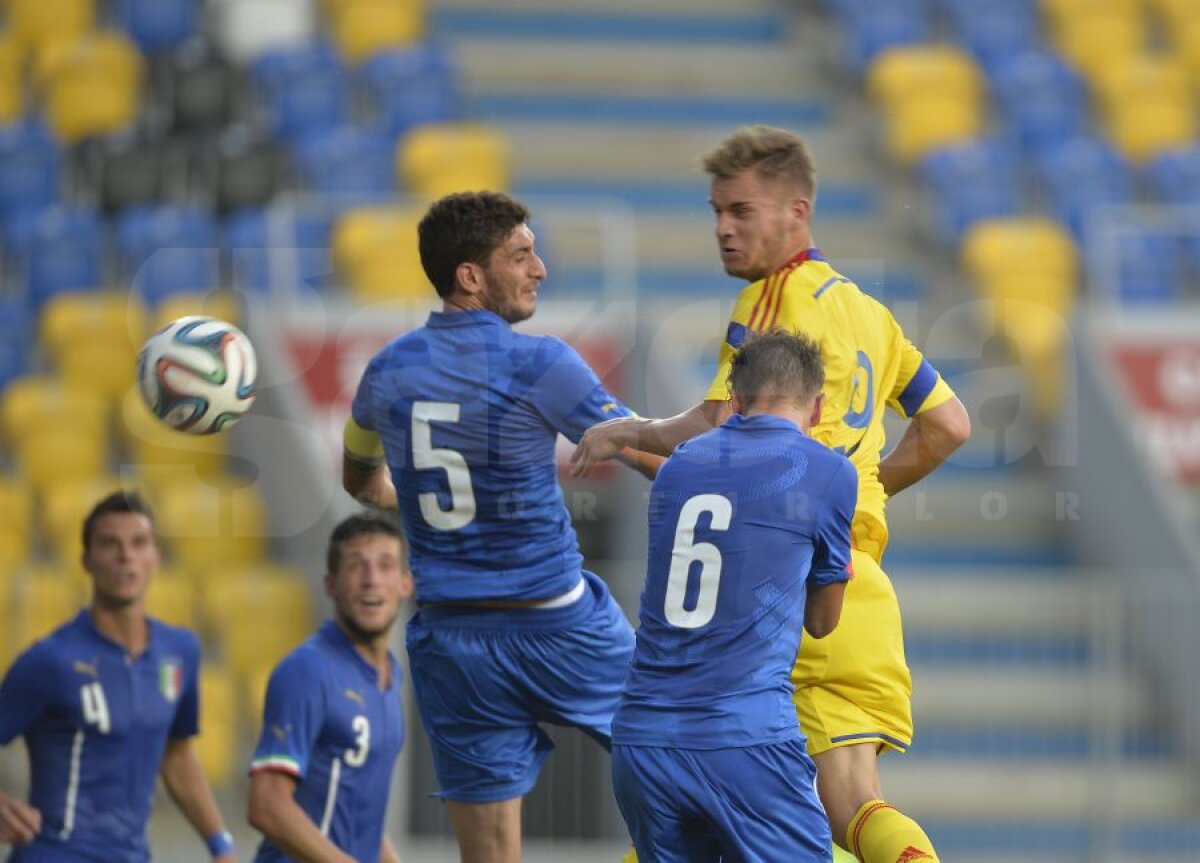 FOTO Victorie importantă la ”tineret” » Viorel Moldovan debutează cu un succes la România U21, 2-1 cu Italia
