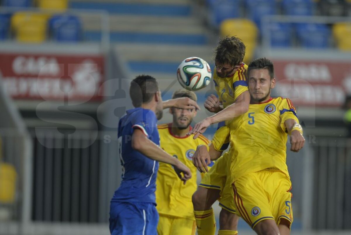 FOTO Victorie importantă la ”tineret” » Viorel Moldovan debutează cu un succes la România U21, 2-1 cu Italia